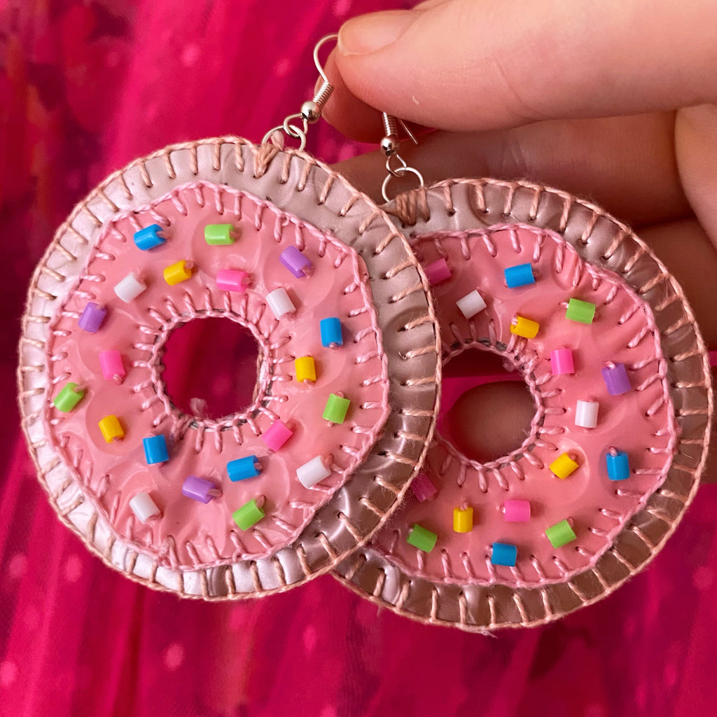 Donut earrings